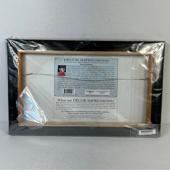 Ocean Lighthouse Canvas Art - Blue and White - Picture 4 of 5